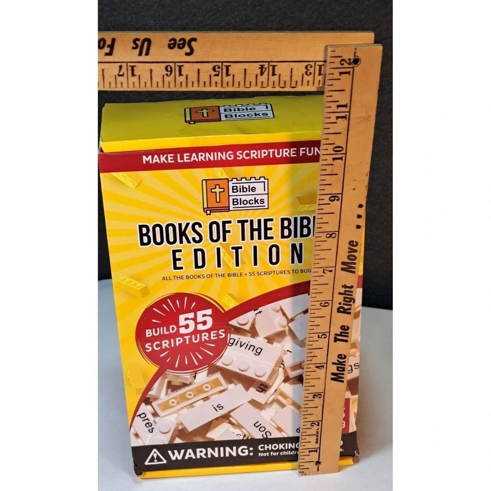 Bible Blocks Books of the Bible Edition‎ 300pc Building Set 55 Scriptures